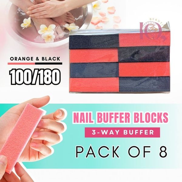 Dixon Buffer 3 Way Block PACK OF 8 - Orange Black 100/180