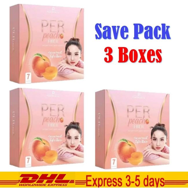3x Per Peach Fiber Detox Diet Slimming Weight Control Good Health Skin Care