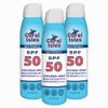 Coral Isles Reef Safe Sunscreen Spray SPF 50 - Broad Spectrum UVA/UVB Protection - Octinoxate & Oxybenzone Free - Hawaii Compliant - Non-Greasy, Fragrance Free - Water Resistant - 6 Fl Oz 3 pack