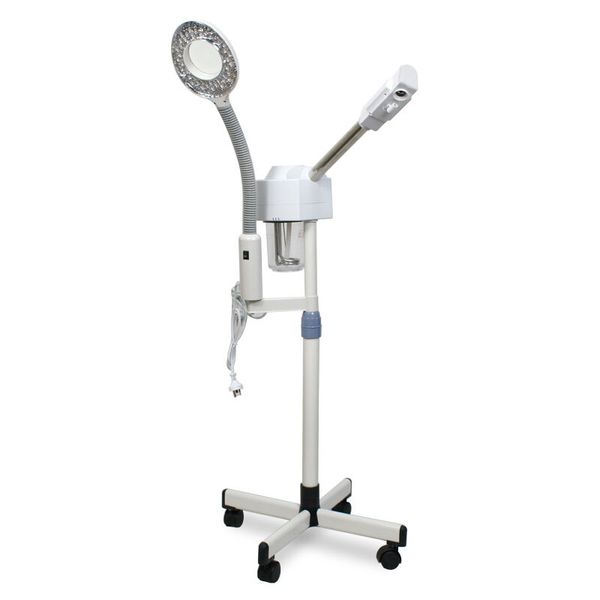 Ozone Machine Spa Salon Beauty Pro 2 in 1 Facial Steamer 5X LED Magnifying Lamp