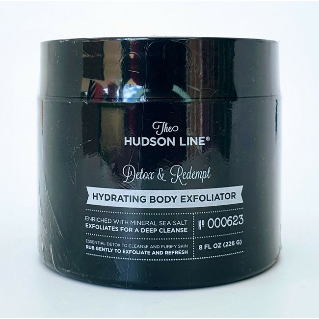 The Hudson Line Fresh Charcoal Hydrating Body Exfoliator (8 oz) New & Sealed