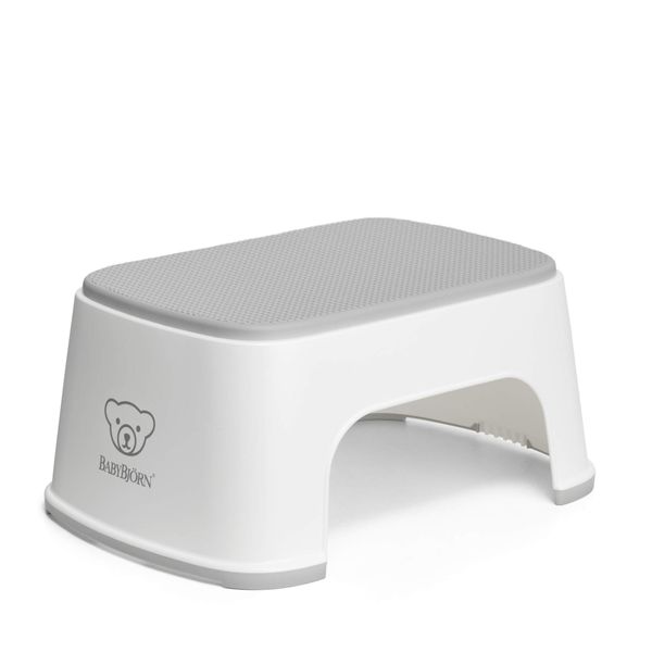 BabyBjörn Step Stool, White/Gray