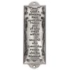 Bless This House Pewter Mezuzah Plaque