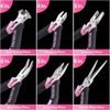WORKPRO 6Piece Mini Plier Set Needle Nose Long Nose Bent Nose Diagonal Plier Set