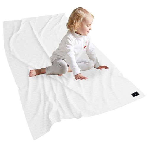 Grounding Crib Sheets, Grounding Bed Sheets with 15ft Grounding Cord for Better Sleep 27x52 Inch
