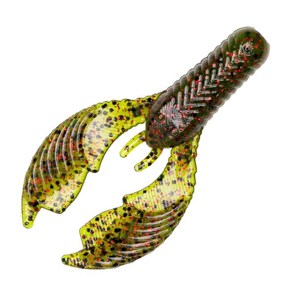 Yum Lures YCCK202 Craw Chunk Fishing Bait, Watermelon/Red, 2.75"