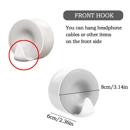 Magnetic Headphone Holder,Headset Hook, Magnetic Headphone Hook, Compatible with AirPod Max and All Computer/Gaming headsets