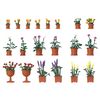 Flowerpot Set With Flowers