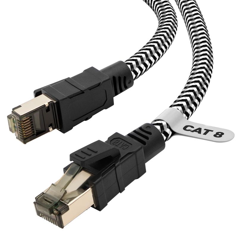LAN Cable CAT8 1M Soohut Mesh LAN Cable Category 8 High Speed 40Gbps ...