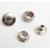 Pull The Dot Snap Fastener, Locking Snap, One-Way Snap, Nickel / Brass, 10 Piece