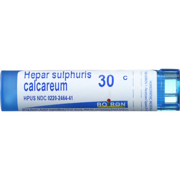 Boiron - Hepar Sulphuris Calc 30c, 30c, 80 pellets