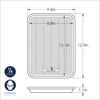 Nordic Ware Prism Quarter Sheet Pan with Lid