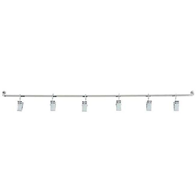 Dulton Y926-1234 Magnetic Memo Bar, Long, Width 14.4 inches (365 mm), Silver