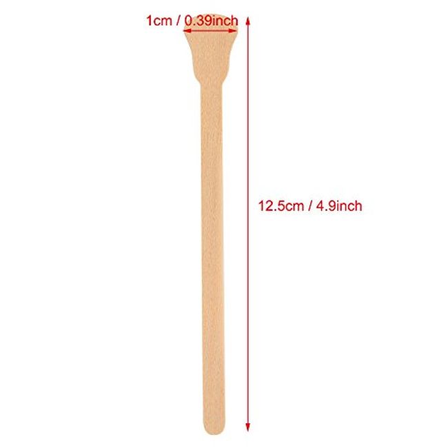 100Pcs Wax Stick, Safe Disposable Wax Spatulas, 4.9inch For Production Of  Oral Examination Hair Removal Wax 