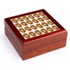 3dRose Baseball Glove Pattern, Jewelry Box jb-14261-1
