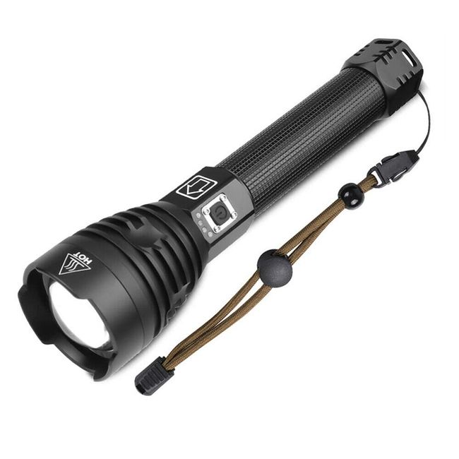 160000LM Most Powerful XHP90 LED Flashlight Brightest Zoom Torch P90 USB
