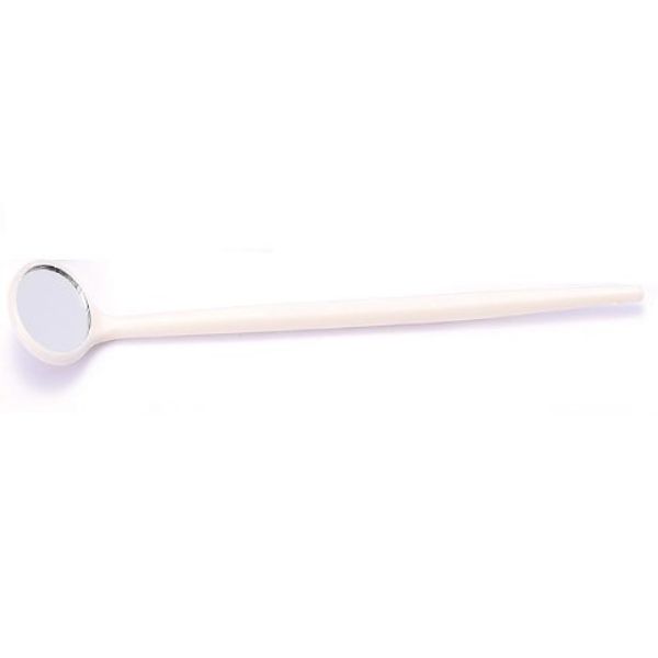 Disposable Dental Mirror, Pack of 50 (Individual Packaging), White [28391 Plastic Mirror]