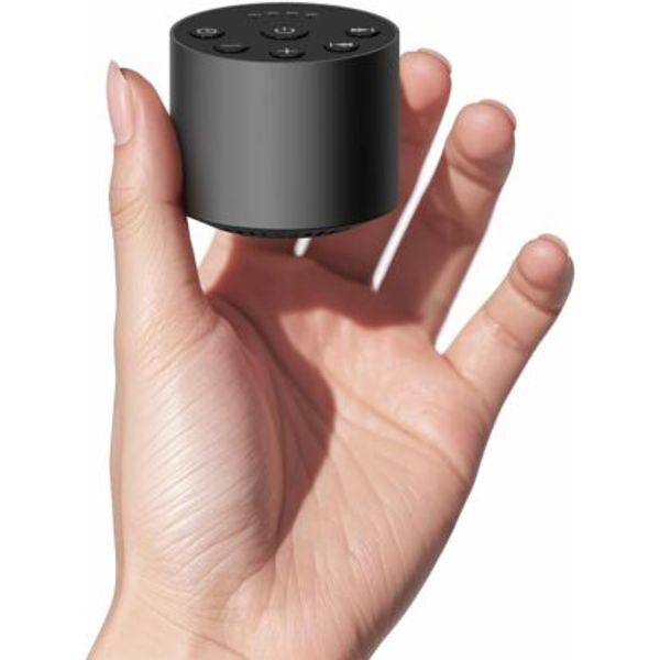 Color Noise Sleep White Portable Sound Machines with 30 Soothing Black