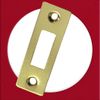 Polished Brass Steel Face Plate for Doors and Frames