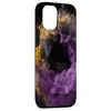 iPhone 12/12 Pro Outer Space Explosion Goldenrod & Lavender Color Splash Case