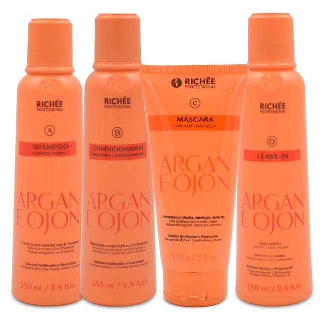 Richée Professional Argan and Ojon Complete Home Care Kit