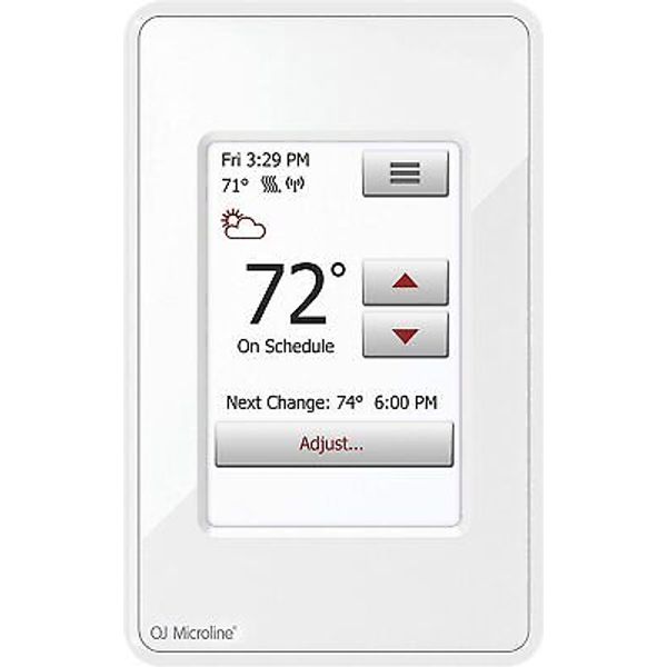 OJ Microline UWG4-4999 Wifi Programmable Floor Heating Thermostat with GFCI