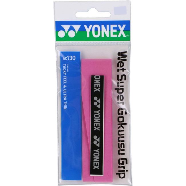 YONEX AC130 026 Wet Super Ultra Thin Grip, Pink