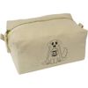 'Halloween Ghost Dog' Canvas Wash Bag/Makeup Case (CS00042314)