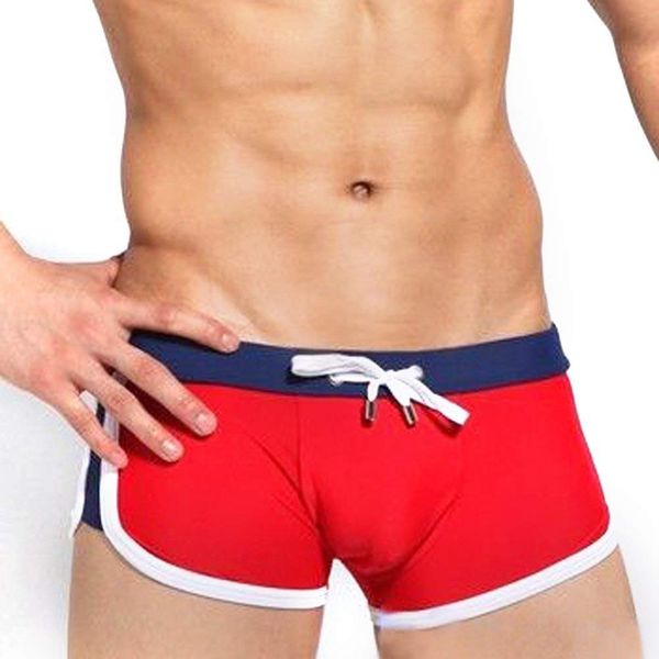 Jeylly Men's Swimming Shorts, Sexy Sport Brief Surfing Swimwear Shorts Summer Swimming Boxer Trunks