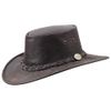 Barmah Foldaway Squashy Kangaroo Hat, Crackle Brown (1018) (Medium)