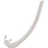 IST SN36 Flexible Foldable 100% Silicone Non-Purging Snorkel (White)