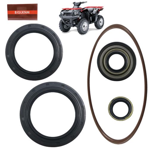 BIGLKNM Front Differential Seal Kit for 2005-2015 Kawasaki Brute Force 650 650i 750i 4x4 Prairie 360 650 700 OEM# 92049-1572 92049-1573 92049-1534