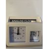 Vivitar Analog Clock White with Day Changer
