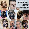 JVR Blackhead Remover Mask for Men, Bamboo Charcoal Peel Off Black Mask, Purifying & Deep Cleansing for All Skin Types 120g