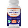 Vitamatic Berberine Supplement 500mg - 60 Vegetable Capsules