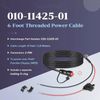 for Garmin 010-11425-01 Threaded Power Cable 6ft. for Garmin GLS, GPSMAP, GSD