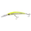 Yo-Zuri Crystal 3D Minnow Deep Diver Lure, Chartreuse Silver, 6-Inch