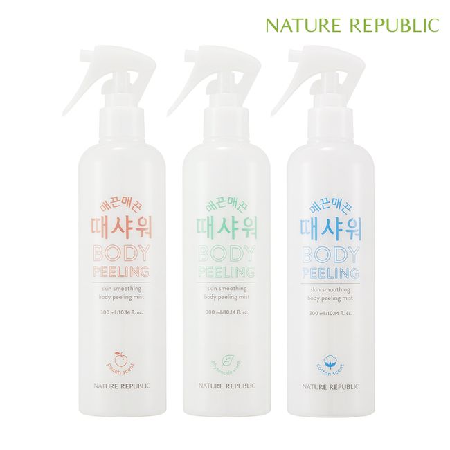 NATURE REPUBLIC (1+1) Smoothing Skin Shower (Choose 1 of 3 types), 2ea