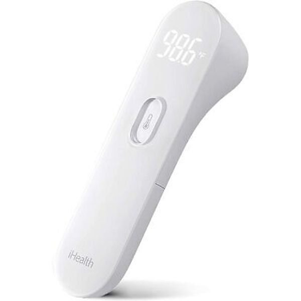 iHealth No-Touch Forehead Thermometer, Digital Infrared Thermometer for Adults a