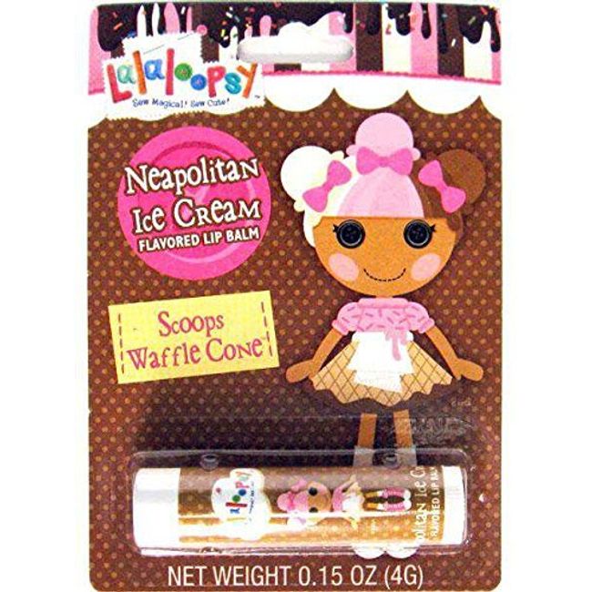 Boston America Lalaloopsy Scoops Waffle Cone Flavored Lip Balm