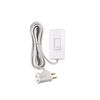 White 150w LED /300W Incandescent Plug-In Table Top Dimmer Slide Switch 