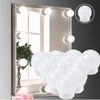 Make Up Mirror Lights 10 LED Bulbs Vanity Light Lamp Hollywood battery powered