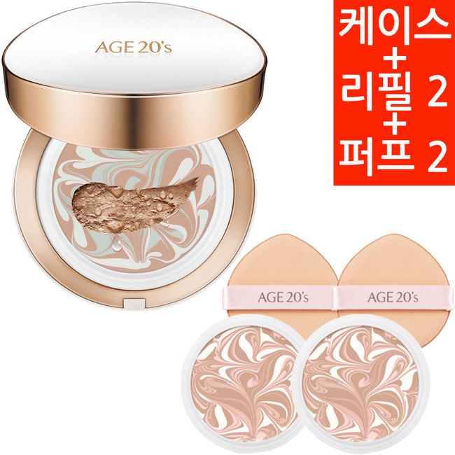 Age20s Signature Essence Cover Pact Long Stay + Special Gift, No. 23 Medium Beige@16728351