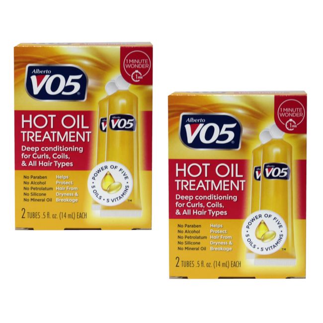 Vo5 Hot Oil Therapy Treatment 2 Count 0.5 Ounce (14ml) (2 Pack)