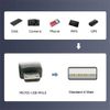 JSER Up Angled 90 Degree Micro USB 2.0 Type 5Pin to USB 2.0 Type-A Data Charge Cable 480Mbps Data for Phone Tablet Computer Camera (50cm)
