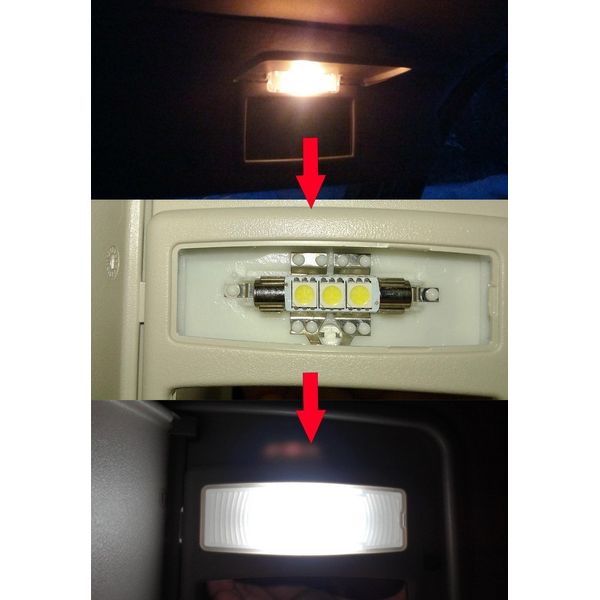 Honda Civic Type R [FK8] Applicable/Compatible Vanity Lamp LED [Type I] 2pcs (White)