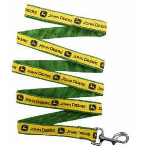 John Deere Satin Pet Leash (Large) 1” W x 6’ L Heavy Duty