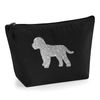 Cockapoo Make Up Bag, Black Canvas Cosmetic Pouch, Cockapoo Lover Gift, Cockapoo Mum Gift, Mother's Day