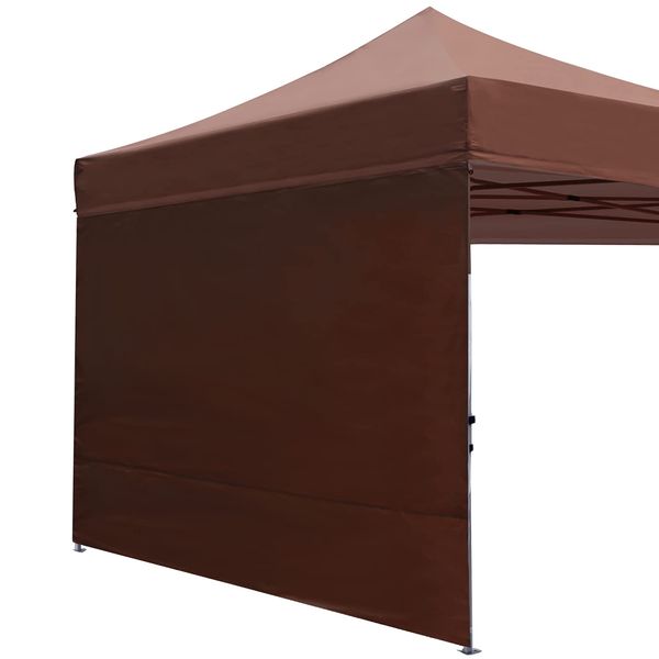 ABCCANOPY Side Panel for 3x3M Straight Leg Gazebo,1 Pack Sidewall Only (Brown)