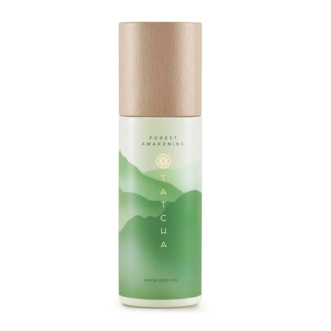 TATCHA Forest Awakening Hinoki Body Oil | Fast-Absorbing Silky Oil, 100 ml | 3.4 fl oz